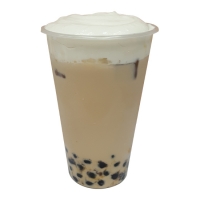 Tapioka-Perlen Earl Grey Milchtee mit Meersalzcreme
