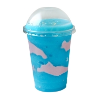 Halloween-Getränk-Blauer Curacao Joghurt-Smoothie