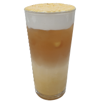Halloween-Getränk-Kürbis-Milchtee
